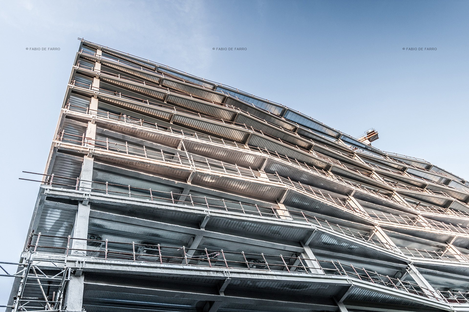 Construction Photography by Bauhauz Rome Italy - Tiburtina Train Station. Bauhauz, Fotografia Siti in Costruzione